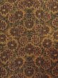 Photo7: Mint N0814D Vintage Japanese women  Yellowish Brown ORI woven / Silk. Chrysanthemum,   (Grade A) (7)