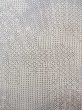 Photo7: N0814H Used Japanese women   White ORI woven / Silk. Quadrangle,   (Grade B) (7)