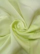 Photo12: N0814R Vintage Japanese women Shiny Pale Yellowish Green TSUKESAGE formal / Silk. KIKYO Japanese balloonflower,   (Grade C) (12)