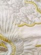 Photo16: N0827B Vintage Japanese women   Off White UCHIKAKE Wedding / Silk. Chrysanthemum,   (Grade C) (16)