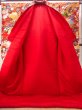 Photo3: Mint N0827D Used Japanese women   Red UCHIKAKE Wedding / Silk. Peony,   (Grade A) (3)