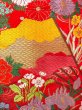 Photo12: Mint N0827D Used Japanese women   Red UCHIKAKE Wedding / Silk. Peony,   (Grade A) (12)