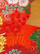 Photo15: Mint N0827D Used Japanese women   Red UCHIKAKE Wedding / Silk. Peony,   (Grade A) (15)