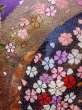 Photo13: N0827F Used Japanese women  Shiny Pink UCHIKAKE Wedding / Silk. SAKURA cherry blossom,   (Grade B) (13)