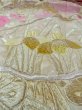 Photo15: N0827I Vintage Japanese women  Shiny Off White UCHIKAKE Wedding / Silk. UME plum bloom,   (Grade C) (15)