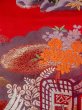 Photo21: Mint N0827L Vintage Japanese women   Red UCHIKAKE Wedding / Silk. SAKURA cherry blossom, Metalic thread  (Grade A) (21)