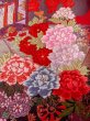 Photo22: Mint N0827L Vintage Japanese women   Red UCHIKAKE Wedding / Silk. SAKURA cherry blossom, Metalic thread  (Grade A) (22)