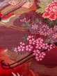 Photo23: Mint N0827L Vintage Japanese women   Red UCHIKAKE Wedding / Silk. SAKURA cherry blossom, Metalic thread  (Grade A) (23)