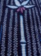 Photo8: N0906E Vintage Japanese women   Indigo Blue YUKATA summer(made in Japan) / Cotton. Flower,   (Grade B) (8)