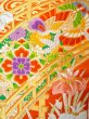 Photo4: Mint N0913G Vintage Japanese Kimono  Vivid Orange FUKURO OBI sash KIRI paulownia Silk. (Grade A) (4)