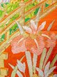 Photo8: Mint N0913G Vintage Japanese Kimono  Vivid Orange FUKURO OBI sash KIRI paulownia Silk. (Grade A) (8)