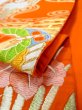 Photo12: Mint N0913G Vintage Japanese Kimono  Vivid Orange FUKURO OBI sash KIRI paulownia Silk. (Grade A) (12)