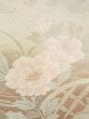 Photo4: Mint N0913I Vintage Japanese Kimono  Pale Green FUKURO OBI sash Peony Silk. (Grade A) (4)