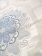 Photo8: N0913R Vintage Japanese Kimono  Shiny Silver FUKURO OBI sash Chinese flower Silk. (Grade B) (8)