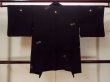 Photo2: N0930C Vintage Japanese kimono   Black HAORI short jacket for women / Silk. Chrysanthemum,   (Grade B) (2)