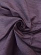 Photo12: N1007D Vintage Japanese kimono  Grayish Purple TSUMUGI pongee for women / Silk.    (Grade B) (12)