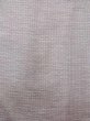 Photo4: N1007E Vintage Japanese kimono   Gray TSUMUGI pongee for women / Silk. Stripes,   (Grade B) (4)