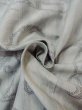 Photo11: N1007H Vintage Japanese kimono  Pale Gray OJIYATSUMUGI for women / Silk. Chinese flower,   (Grade C) (11)