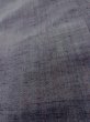 Photo8: Mint N1007N Vintage Japanese kimono  Bluish Gray TSUMUGI pongee for women / Silk. Line   (Grade A) (8)