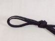 Photo2: N1022XE Vintage Japanese Kimono   Black OBIJIME decorative string/cord/rope  Lozenges Silk. (Grade B) (2)