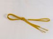 Photo1: Mint N1022XJ Vintage Japanese Kimono   Yellow OBIJIME decorative string/cord/rope   Silk. (Grade A) (1)