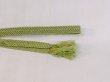 Photo4: N1022XM Vintage Japanese Kimono  Pale Green OBIJIME decorative string/cord/rope  Zig Zag Silk. (Grade C) (4)