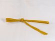 Photo1: Mint N1022XR Vintage Japanese Kimono   Yellow OBIJIME decorative string/cord/rope   Silk. (Grade A) (1)