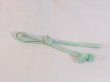 Photo1: N1023XC Vintage Japanese   Pale Light Blue OBIJIME decorative string/cord/rope   Silk. (Grade C) (1)