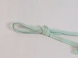 Photo2: N1023XC Vintage Japanese   Pale Light Blue OBIJIME decorative string/cord/rope   Silk. (Grade C) (2)