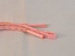 Photo4: N1023XM Vintage Japanese   Light Pink OBIJIME decorative string/cord/rope   Silk. (Grade C) (4)