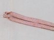 Photo2: N1030XS Vintage Japanese Kimono  Light Pink HAORIHIMO ties Abstract pattern Silk. (Grade C) (2)