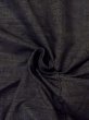 Photo12: N1101A Vintage Japanese kimono Dark Grayish Brown Men's Haori for men / Silk.    (Grade D) (12)