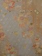 Photo4: N1112B Used Japanese kimono  Grayish Multi Color KOMON dyed for women / Silk. Peony,   (Grade B) (4)