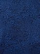 Photo3: Mint N1112D Used Japanese kimono   Navy Blue KOMON dyed for women / Silk. Peony,   (Grade A) (3)