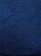 Photo4: Mint N1112D Used Japanese kimono   Navy Blue KOMON dyed for women / Silk. Peony,   (Grade A) (4)