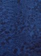 Photo6: Mint N1112D Used Japanese kimono   Navy Blue KOMON dyed for women / Silk. Peony,   (Grade A) (6)