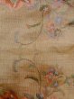 Photo3: N1126F Used Japanese kimono  Light Beige OSHIMA-TSUMUGI for women / Silk. Arabesque vine,   (Grade A) (3)