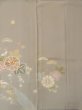 Photo5: N1126P Used Japanese kimono  Pale Beige HOUMONGI formal for women / Silk. SAKURA cherry blossom,   (Grade C) (5)