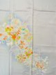 Photo4: N1126W Used Japanese kimono  Pale Light Blue HOUMONGI formal for women / Silk. SAKURA cherry blossom,   (Grade C) (4)