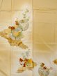 Photo4: N1127C Used Japanese kimono Shiny Pale Brown HOUMONGI formal for women / Silk. Chrysanthemum,   (Grade B) (4)