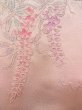 Photo8: N1210L Used Japanese kimono  Pale Pink TSUKESAGE formal for women / Silk. SAKURA cherry blossom, "SAGARA" Embroidery  (Grade B) (8)