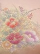 Photo10: N1210L Used Japanese kimono  Pale Pink TSUKESAGE formal for women / Silk. SAKURA cherry blossom, "SAGARA" Embroidery  (Grade B) (10)