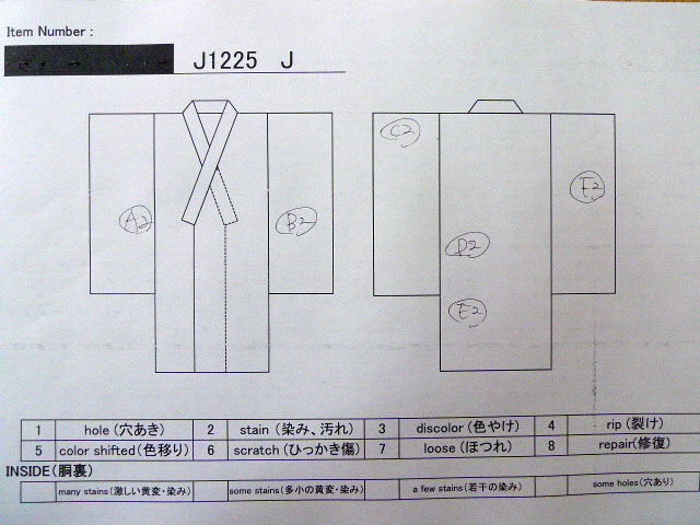 J1225J Used Japanese Pale Light Pale Blue FURISODE long-sleeved / Silk ...
